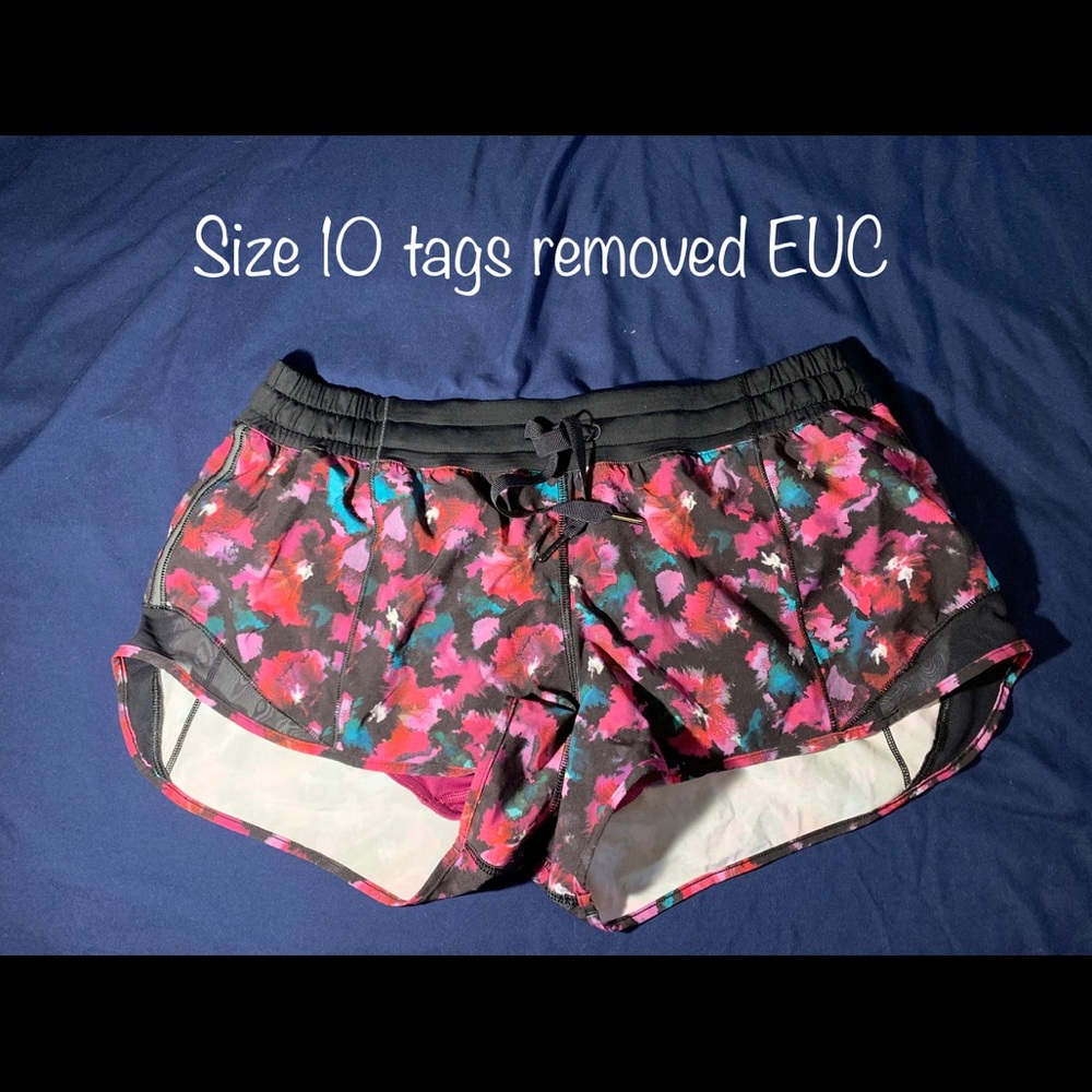 Size 10 lululemon shorts